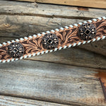 Light Oil Whipstitch Wither Strap #WS118
