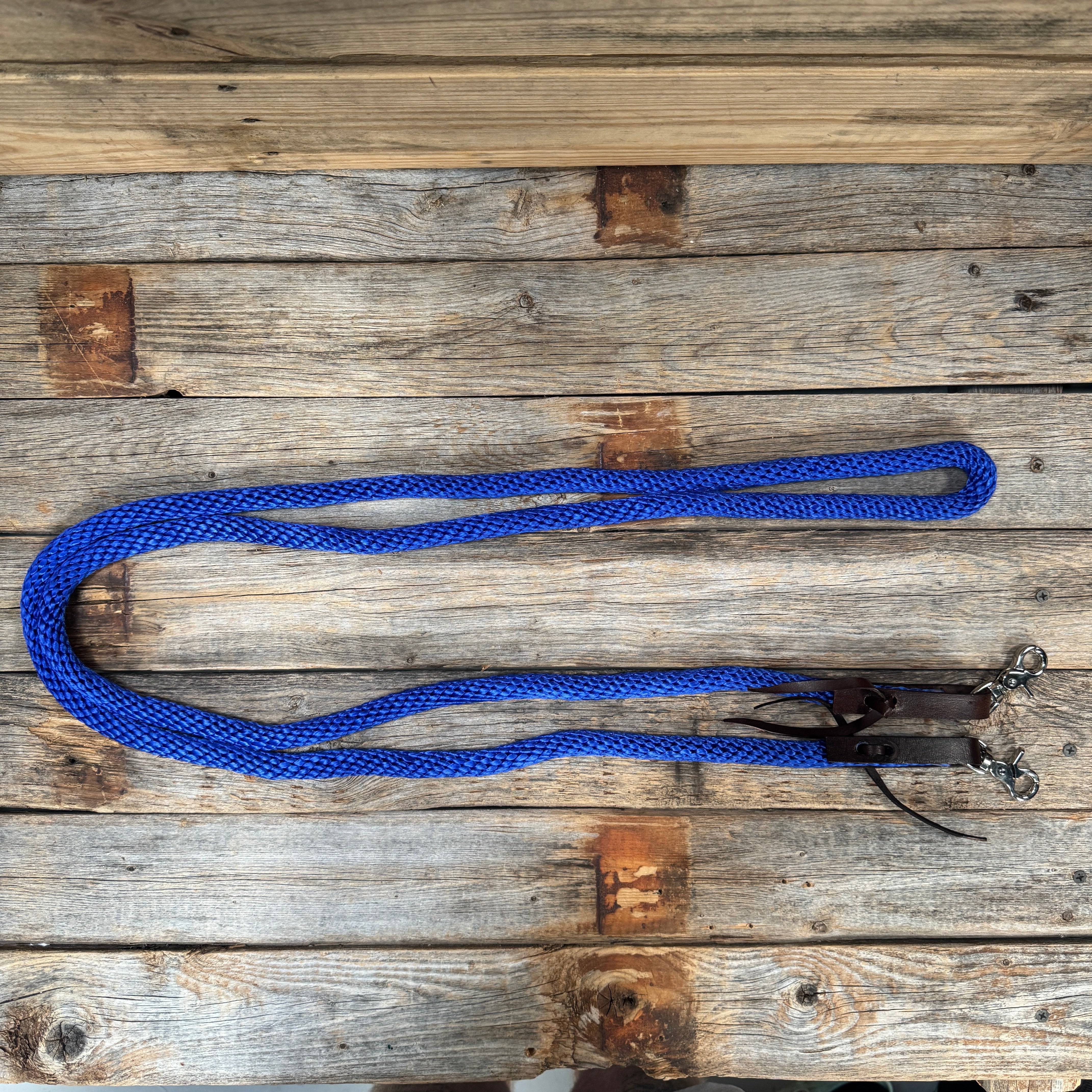 Cobalt Nylon Barrel Racing Reins #NR102