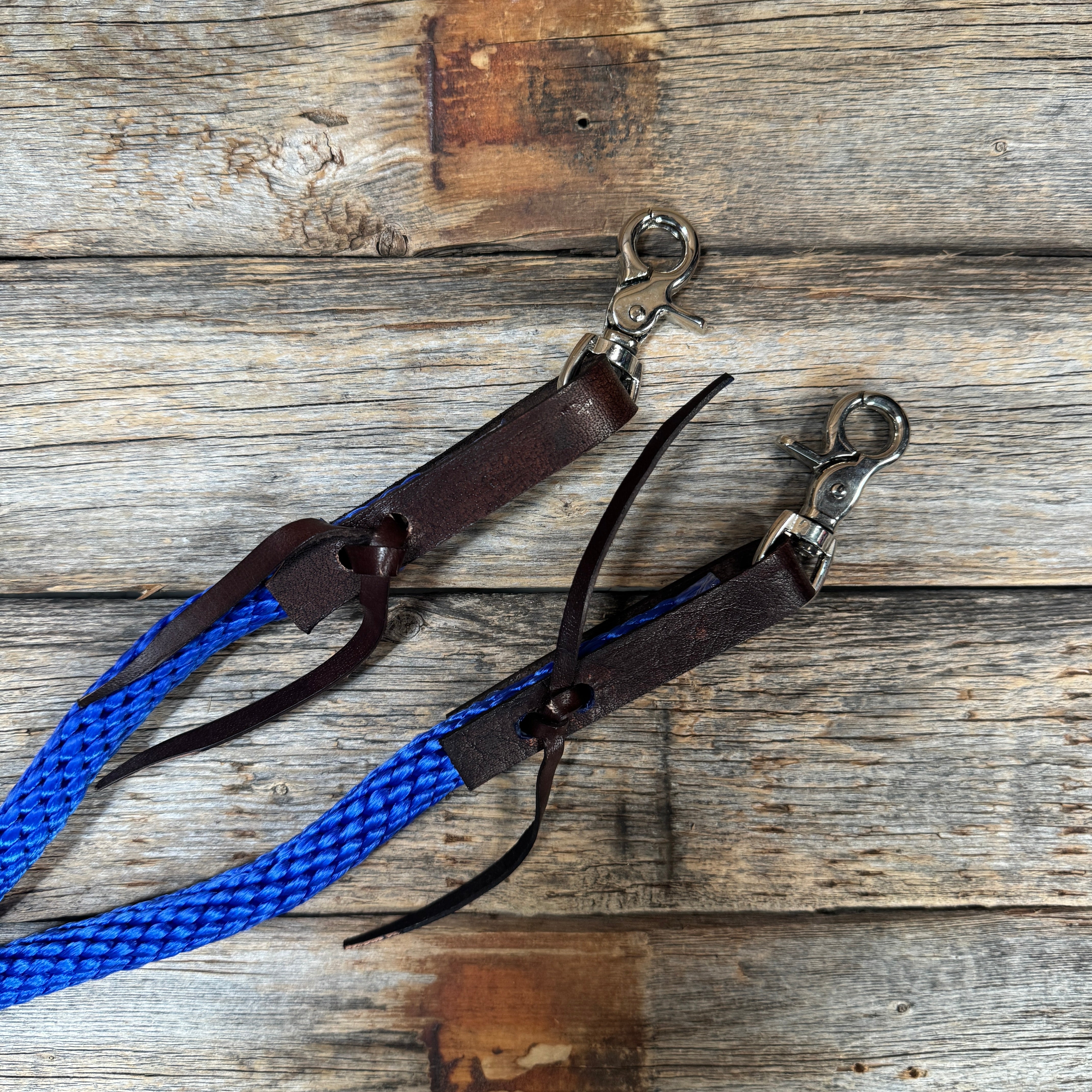 Cobalt Nylon Barrel Racing Reins #NR102