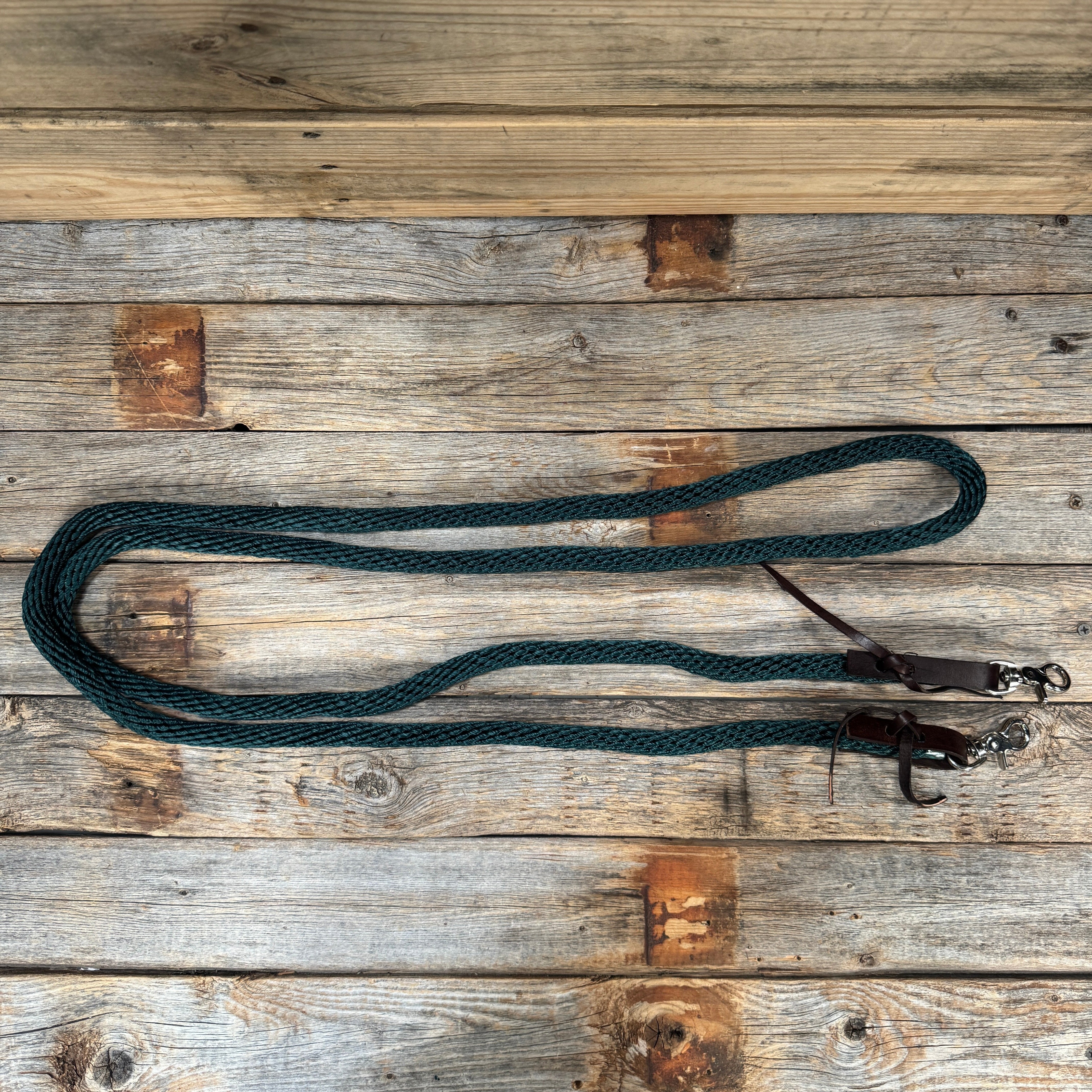 Emerald Nylon Barrel Racing Reins #NR106