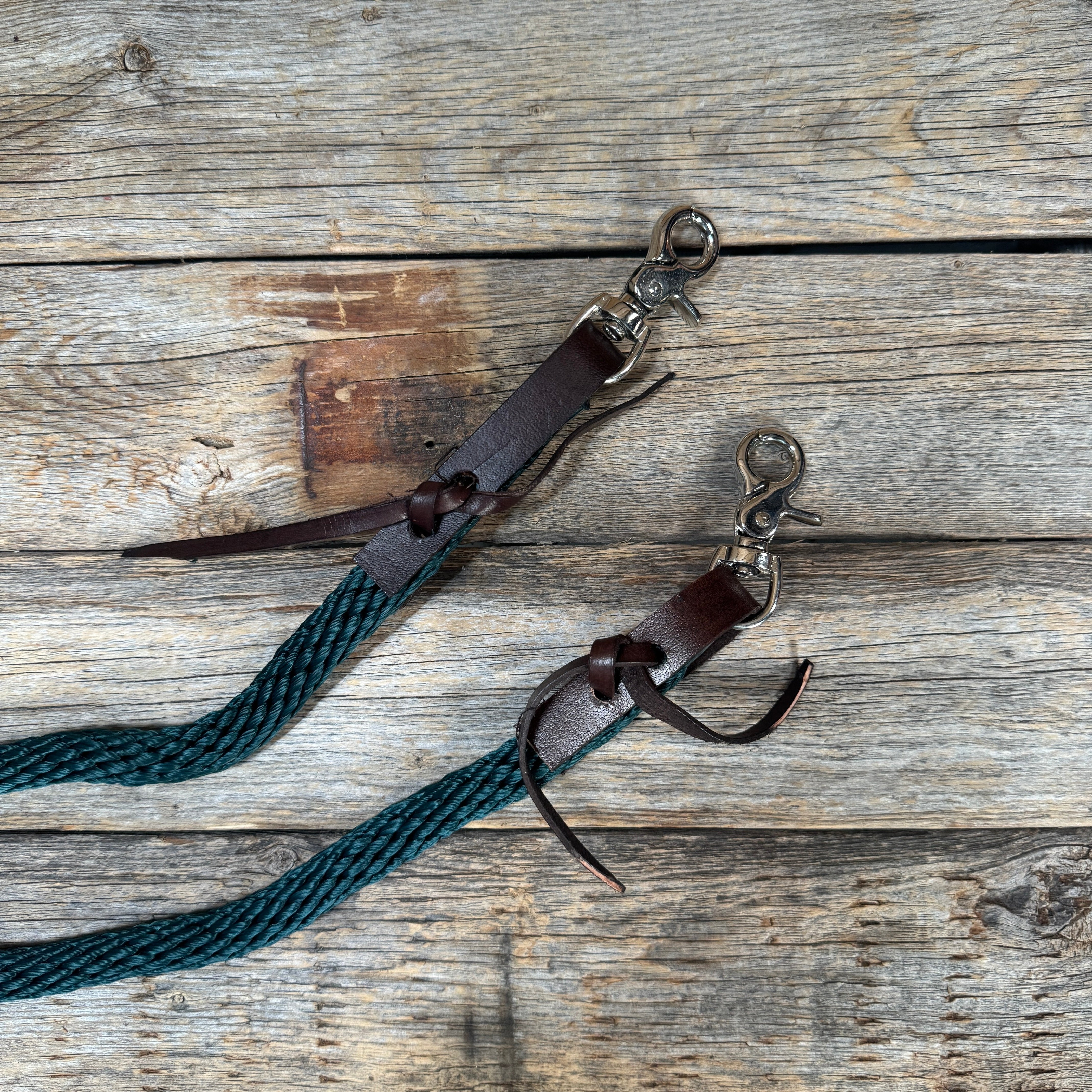 Emerald Nylon Barrel Racing Reins #NR106