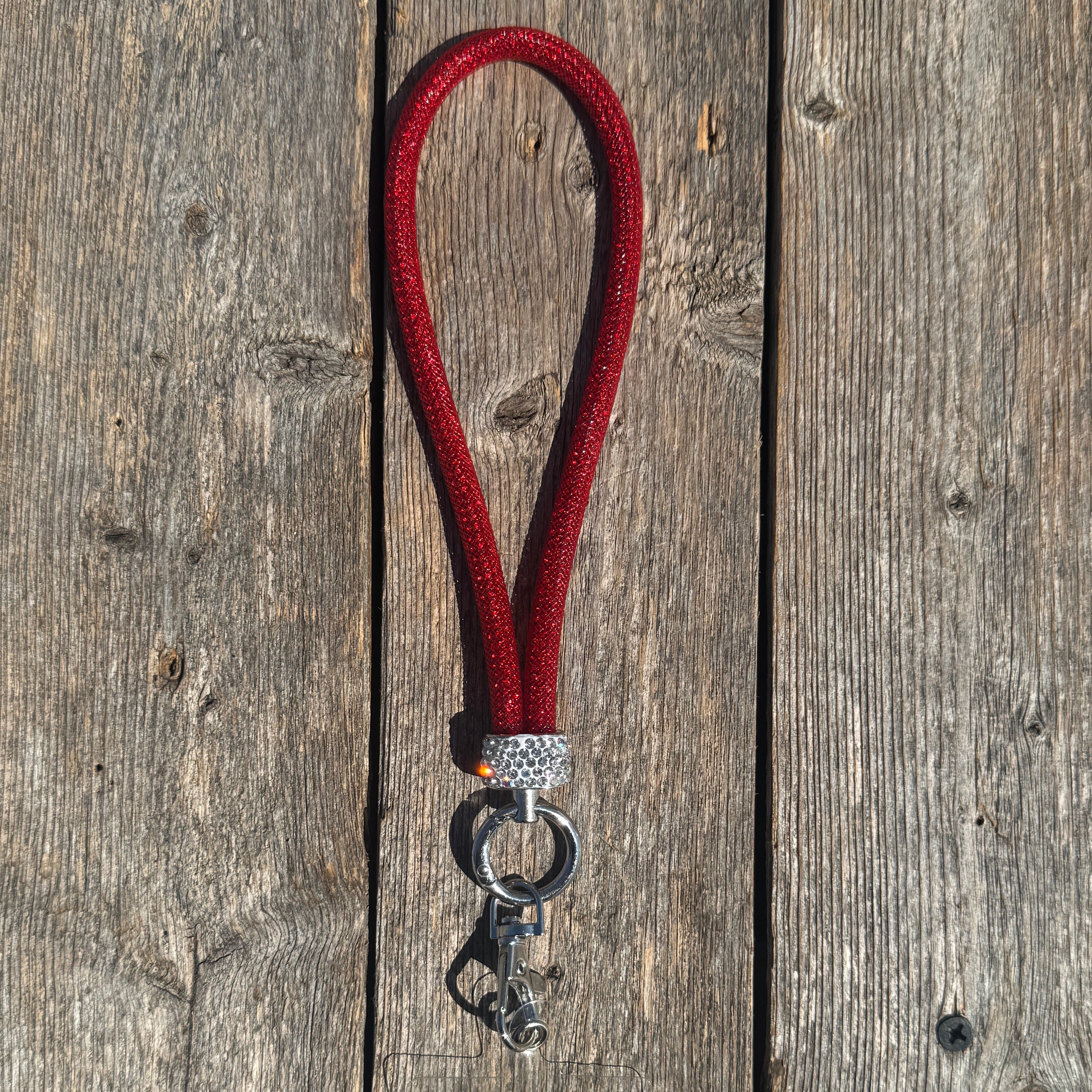 Red Rhinestone Cell Phone Wristlet #CPW100