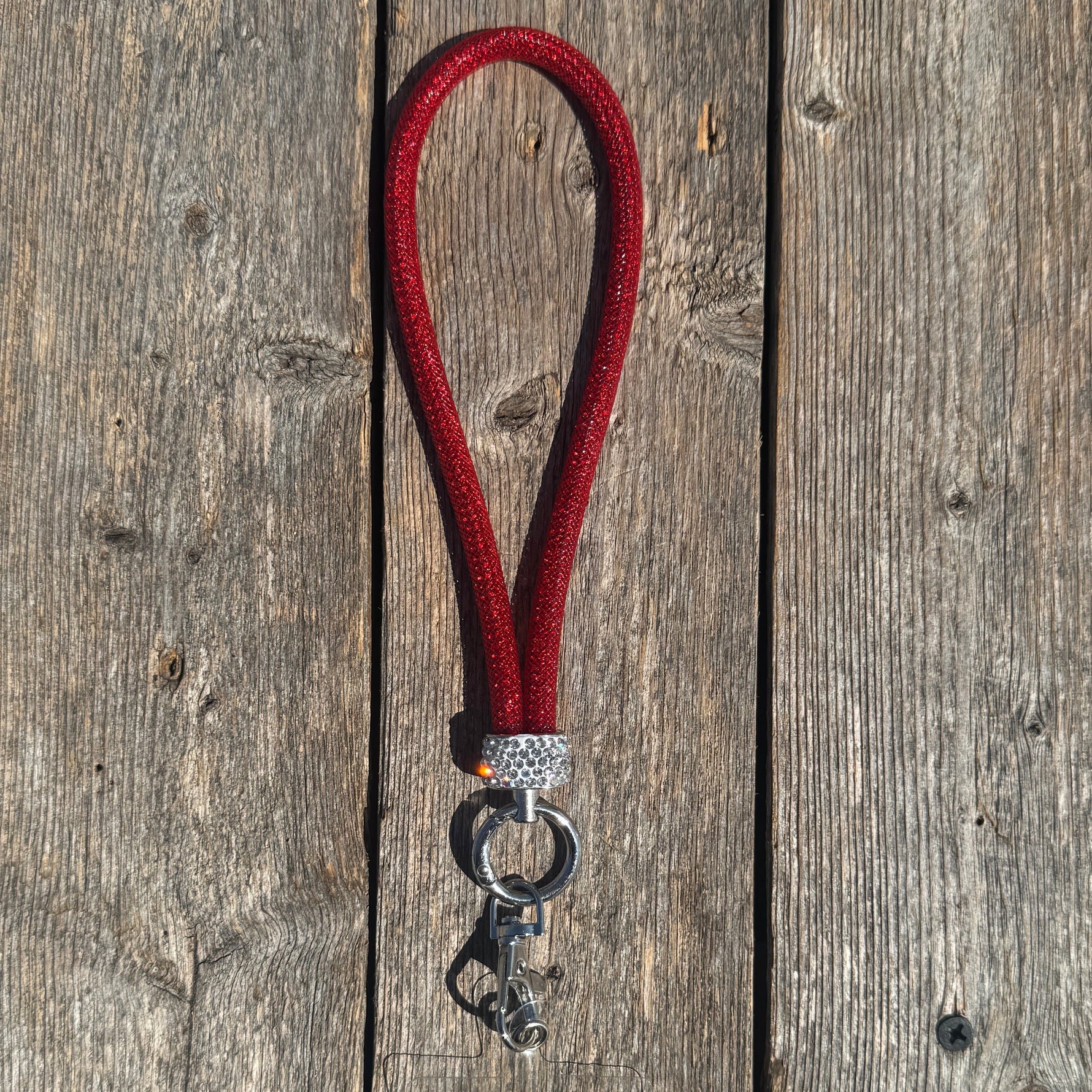 Red Rhinestone Cell Phone Wristlet #CPW100