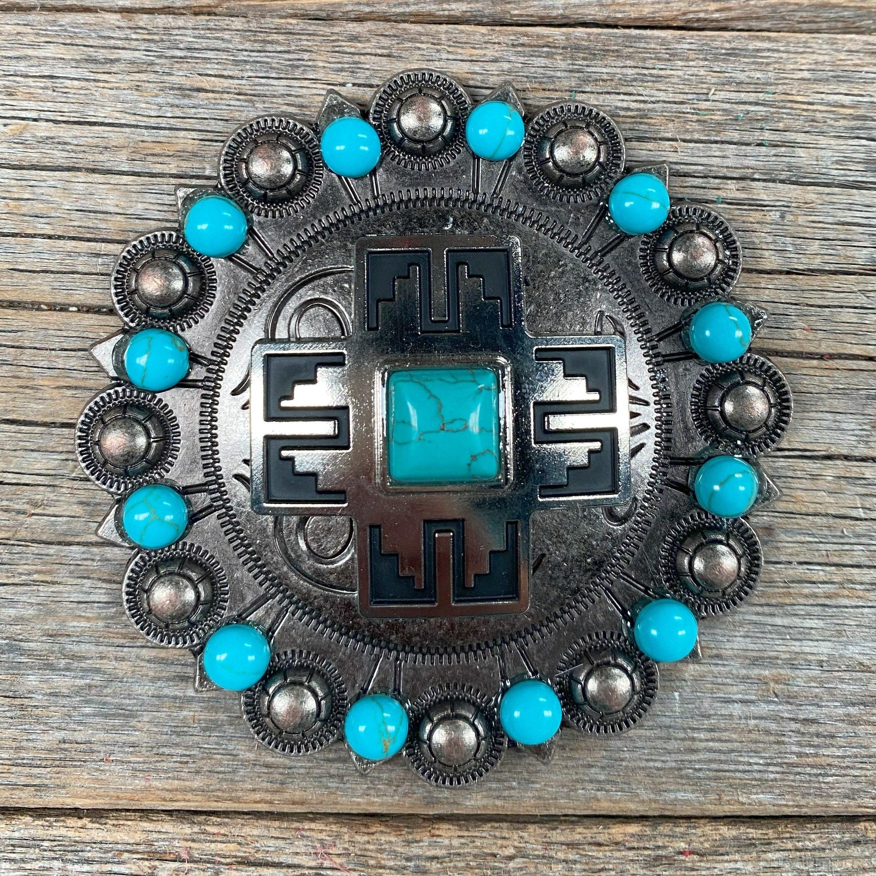 Southwest Antique Silver Turquoise Berry Jacket #BJW201L - RODEO DRIVE