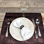 Copper Feather Western Concho Napkin Ring #CNR109