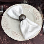 Antique Silver Texas Star Western Concho Napkin Ring #CNR112