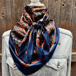 35X35" Multi Patterned Wild Rag / Scarf WR1011