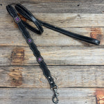 Genuine Leather Dog Collar or Leash With Copper Fuchsia and Lilac Conchos 10" to 22" orDC35