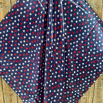 35X35" Red, White & Blue USA Star Wild Rag | Scarf WR3463