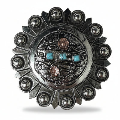 3" ANTIQUE SILVER