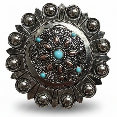 3" ANTIQUE SILVER