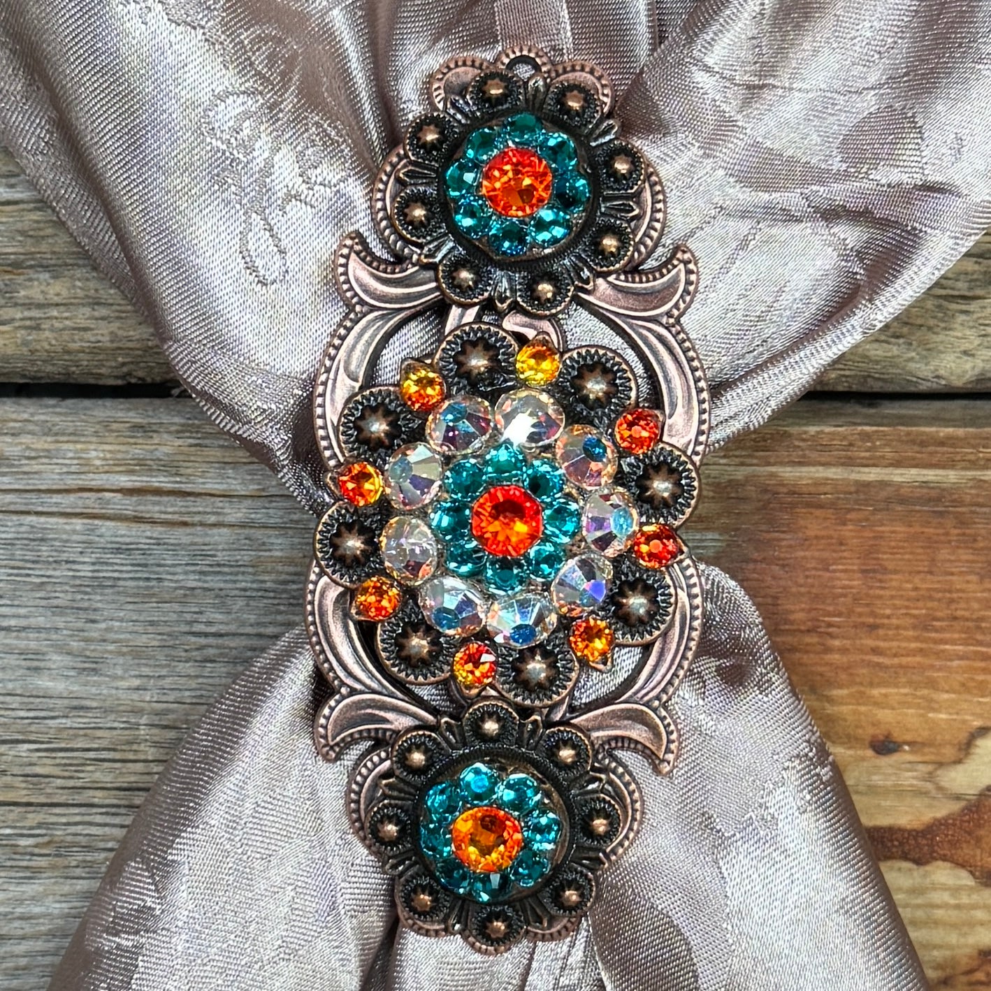 Triple Crystal Concho Slide #SBCOFOTLAB