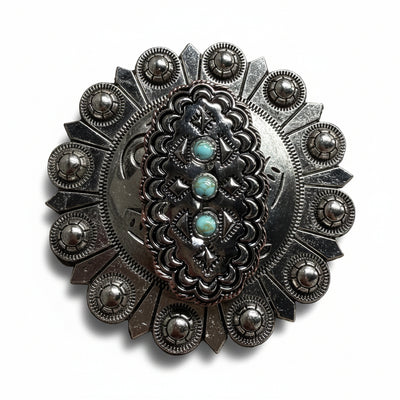 3" ANTIQUE SILVER