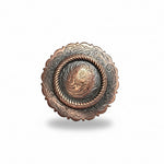 Copper Round Western Concho W101
