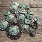 A Touch of Turquoise Western Concho W109