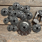 Black Diamond Antique Silver Western Concho W213