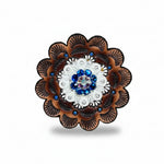 Bright Silver Capri - AB Crystal Conchos | Sizes 1"- 3" | Buckles | Saddle Set | Leather Rosettes | Slide