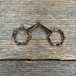 Skinny Mini Gold Hexagon Snaffle Bit Adapter #TWSN101