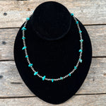 Fashion Navajo Pearl and Turquoise Necklace