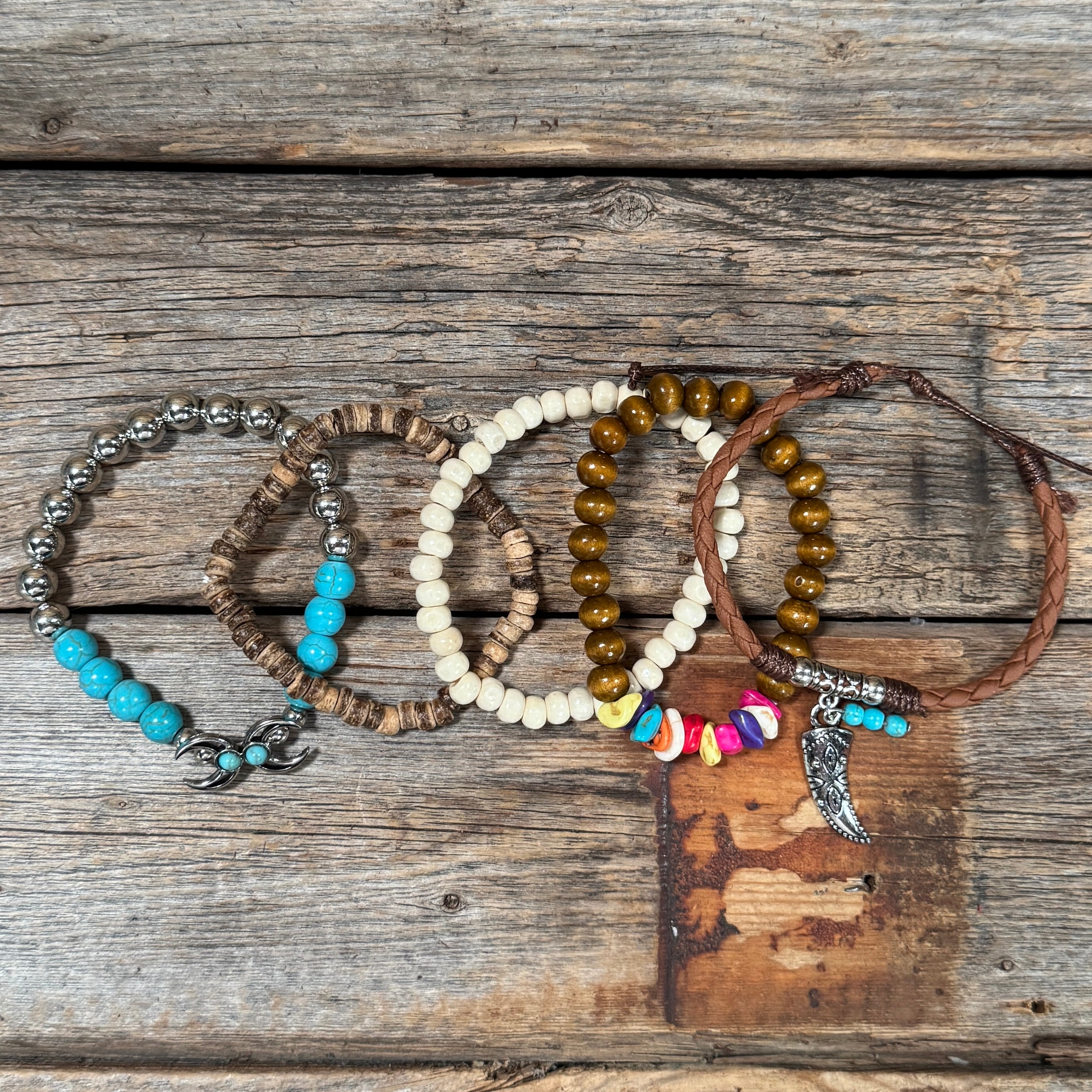 Desert Fashion Turquoise Bracelet Stack