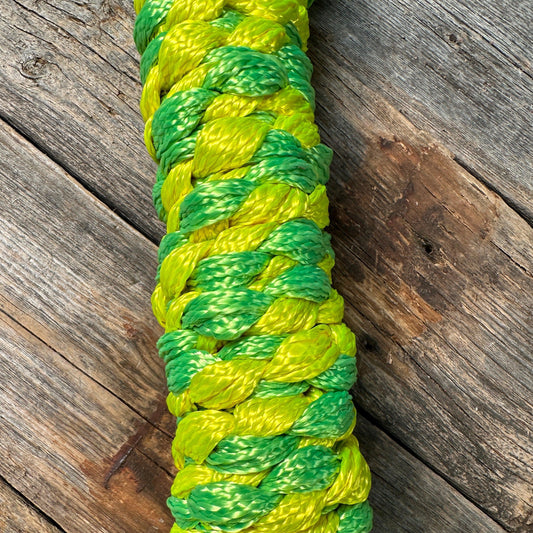 Yellow and Lime Mule Tape Halter - RODEO DRIVE
