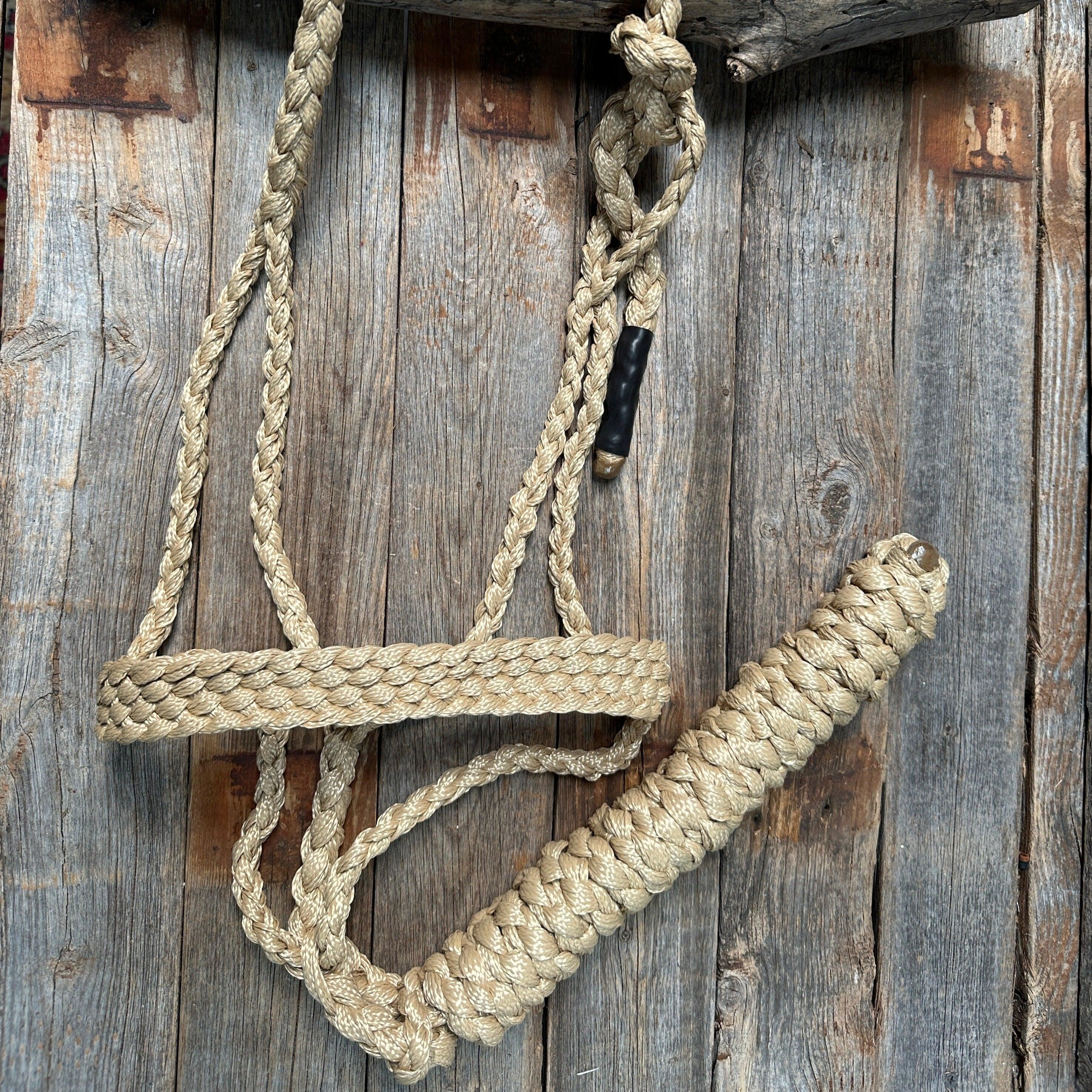 Tan Mule Tape Halter - RODEO DRIVE