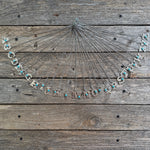 Fashion Turquoise Alphabet Pendant Necklace