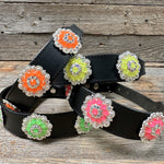 DC18- Neon Concho Dog Collar - RODEO DRIVE