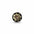 Black & Gold Sunflower Western Concho W125