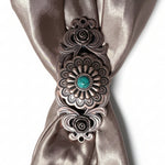 Copper Turquoise Western Concho W103