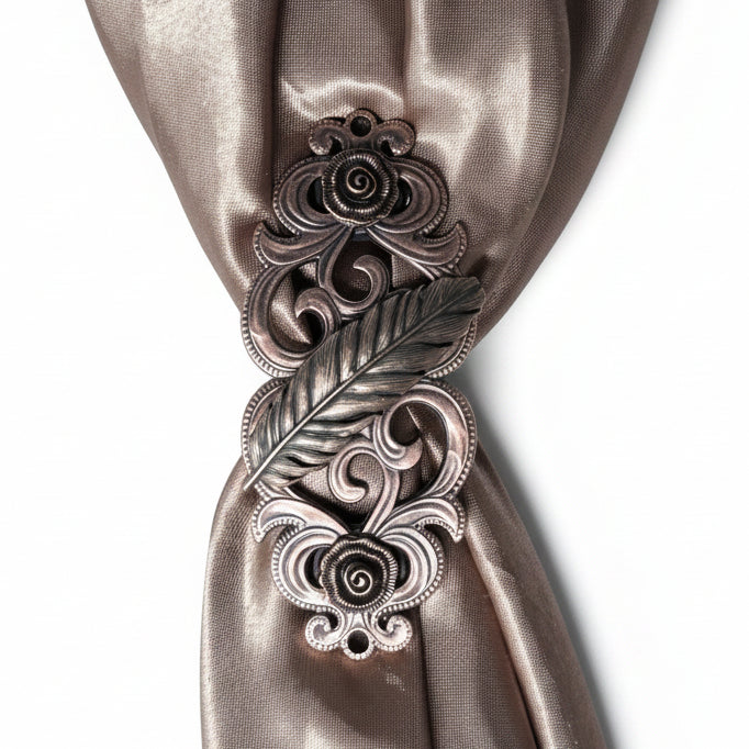 Copper Feather Western Concho W169