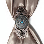 Copper Turquoise Western Concho W180