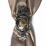 Copper & Gold Flower Western Concho W192