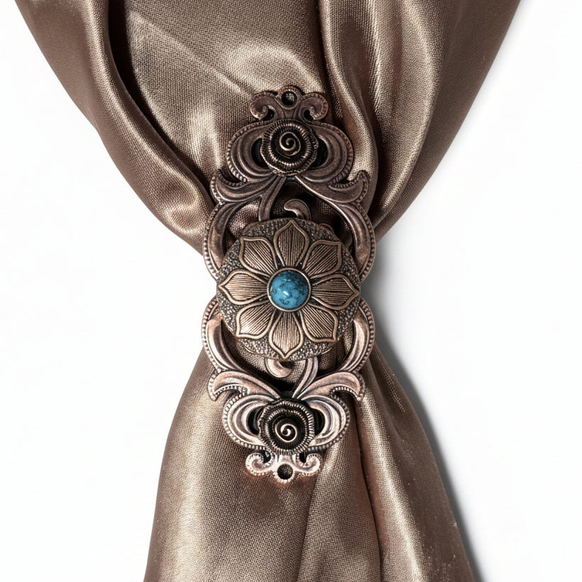 Copper Sunflower Western Concho W205