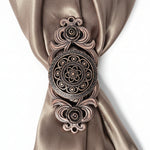 Copper Intricate Engraved Western Concho W224