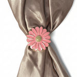 Pink Flower Western Concho W228