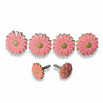 Pink Flower Western Concho W228