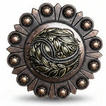 Golden Leaf Western Concho W256