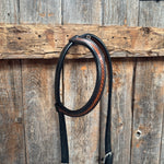 Teal Diamond and Turquoise Browband | One Ear Tack Set #BBBC521