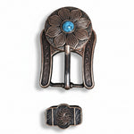 Copper Sunflower Western Concho W205