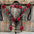 Dark Oil Silver Dot Red Roses Browband/Breastcollar Tack Set #BBBC570