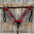 Dark Oil Silver Dot Red Roses Browband/Breastcollar Tack Set #BBBC570