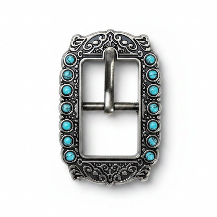 Antique Silver Western Buckles - Assorted