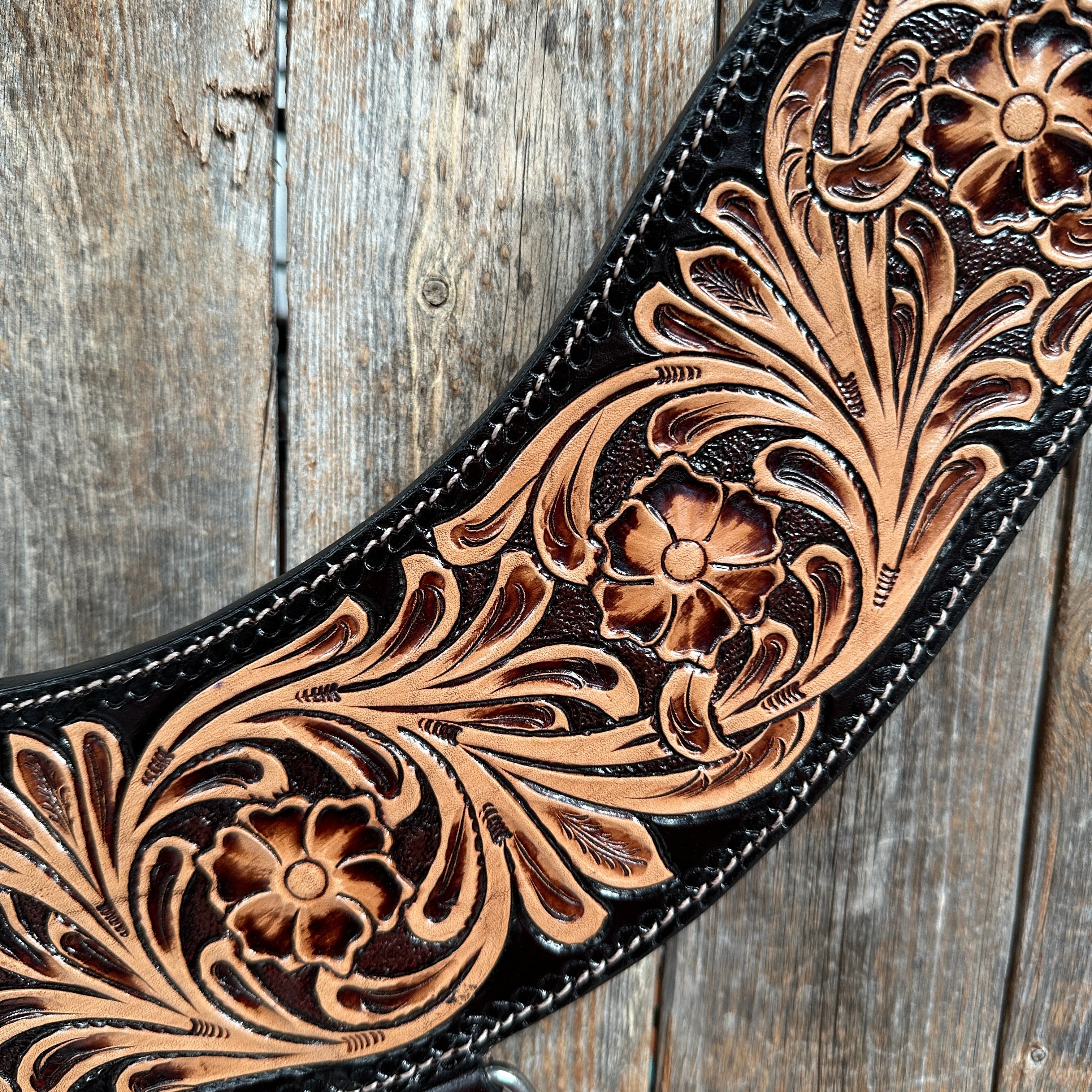 Two Tone Floral Tripping Breastcollar #FK138