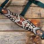 Hunter Green Nylon Halter with Cowhide Leather Noseband #NH121