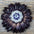 Black Daisy Leather Flowers - 1" Crystal Conchos - Options