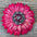 Pink Daisy Leather Flowers - 1" Crystal Conchos - Options