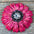 Pink Daisy Leather Flowers - 1" Crystal Conchos - Options