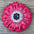 Pink Daisy Leather Flowers - 1" Crystal Conchos - Options