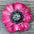 Pink Carnations Leather Flowers - 1" Crystal Conchos - Options